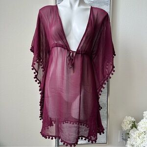 Bleu Rod Beattie Gypset Caftan Swimsuit Cover up Size S